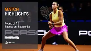 Porsche Tennis Grand Prix | 04/17/2024 | Match Highlights | Badosa vs. Sabalenka