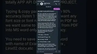 freelancer scam,upwork scam, telegram scam.  Don't fall for the trick.