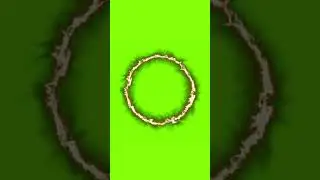Halloween Fire Circle Green Screen #shorts