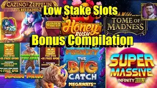 Low Stake Bonus Compilation, Rise Of Olympus 40p, The GOAT 40p, Tome Of Madness &pound;1 + BIG WINS!!