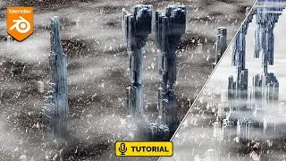 Blender - Create this amazing huge Sci-fi city in Blender (Blender beginners tutorial)