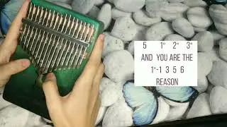 You are the reason (Calum Scott) | Kalimba Cover with numbered notations