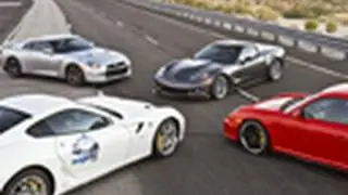 Top Speed Shootout! - ZR1 vs GT-R vs GT2 vs 599