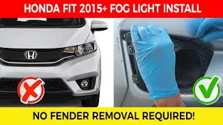 Honda Fit 2015+ Fog Light Install