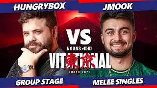 Nounsvitational 2025 - Hungrybox (Jigglypuff) Vs. Jmook (Sheik) Smash Melee - SSBM