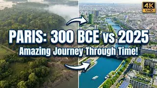 PARIS - 3D TIMELAPSE - 300 BCE &rarr;  2025