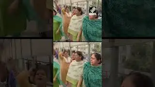 AAP&rsquo;s women workers protest against Delhi CM Arvind Kejriwal&rsquo;s arrest