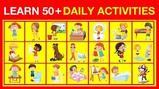 Изучите более 50 повседневных занятий 🤔 | Список повседневных занятий на английском языке | Расши...