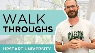How necessary are walk-throughs in controlled growing spaces?