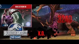 JURASSIC WORLD THE GAME, WORLD EVENT BOSS, MAELSTROM 8, GET MAXIMUM DAMAGE, #youtube #jurassicworld