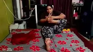 Jo bahut mote log hain aur sahi se baith nahin paate to is exercise ko🏋️e&lrm;⁨@SwamiRamdevOfficial⁩ z🏋️