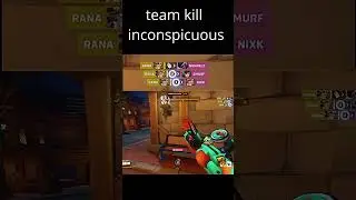 Inconspicuous Junkrat team kill! #overwatch2 #overwatchclips #overwatchmoments #ow2 #overwatchfunny