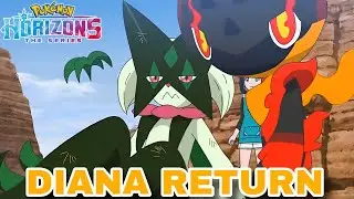 Diana Returns Charcadet And Meowscarada Double Battle! Pok&eacute;mon Horizons Episode 108 Review Eng Subs