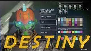 Destiny BETA - Character Customization