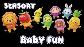 Cheerful Fruits & Animals Dancing 🍎🐶 | Fun Video for Kids