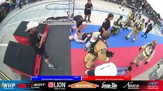 Relay Race 52 Fire and Rescue Department of Lithuania 1 VS Montgomery AL Fire & Rescue Blue
