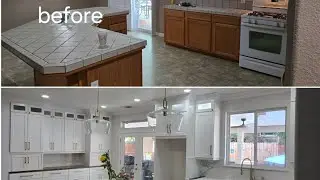 Complete kitchen renovation remodel in Clovis