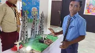 Electric Safety Project made by class 7 students of Ujjwal Kids World 