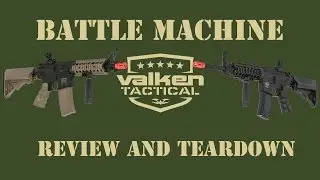 Unbiased Valken Battle Machine CQB review with chrono and disassembly