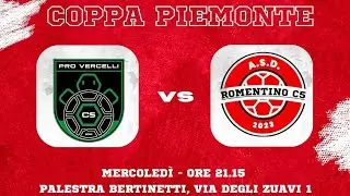 PRO VERCELLI C5- ROMENTINO C5  ASD | Coppa Piemonte - 3° Giornata