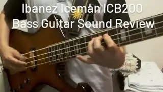 Ibanez ICEMAN ICB200 Bass Guitar Sound Check & DEMO  5/28/15