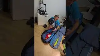 2 Zeno 2 + подвеска в одном рюкзаке