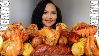 MEGA PRAWNS AND LOBSTER TAILS IN SCOTCH BONNET BUTTER SAUCE + BOOK REVIEW | Shai Snacks