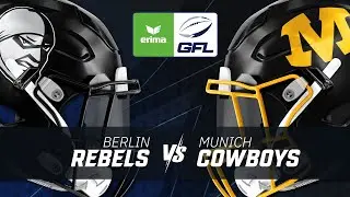 Berlin Rebels vs. Munich Cowboys | Highlights - ERIMA GFL | SDTV