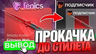 ПРОКАЧАЛ ПОДПИСЧИКА до СТИЛЕТА ! КАКИЕ СКИНЫ Я ВЫБЬЮ ЕМУ НА САЙТЕ FENICS ?! РОЗЫГРЫШ ПРОКАЧКИ !