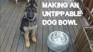 how to make an untippable dog bowl for under $10