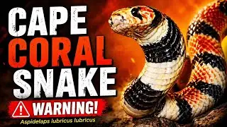 WARNING | CAPE CORAL SNAKE | ASPIDELAPS LUBRICUS LUBRICUS | FEEDING | SHORTS