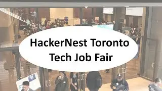 HackerNest Toronto Tech Job Fair. May 2017.