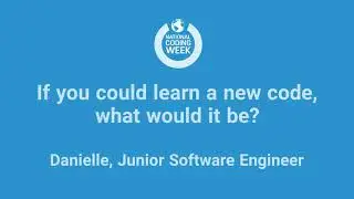 National Coding Week - Danielle