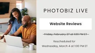 PhotoBiz Live - Website Reviews 2/27/2026