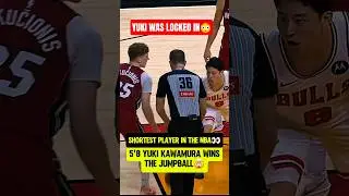 5'8 Yuki Kawamura WON the JUMP BALL😭