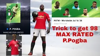 TRICK TO GET PAUL POGBA IN JULY 20'20 POTW | PES 2020 MOBILE