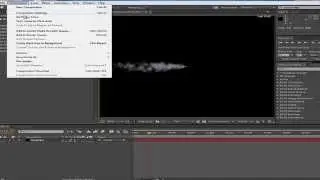 After Effects Trapcode Particular Smoke Trail Tutorial