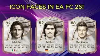ICON FACES IN REAL LIFE VS IN EA FC 26! Ft. Maldini, Beckham, M&uuml;ller, etc. -Part 3