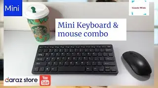 Wireless Keyboard and Mouse Combo Mini GKM901 | Daraz Package | Quick Unboxing #minicombo