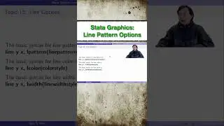 Stata Graphics: Line Pattern Options