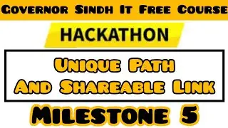 GIAIC Hackathon Milestone 5 | Shareable Resume Builder | Hackathon Governor Initiative