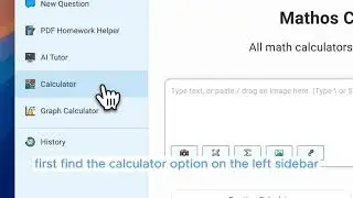 Tutorial - Mathos AI Graphing Calculator