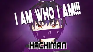 THIS IS WHO I AM!!! Hachiman New Vtuber MANGA VIDEO Introduction (monochrome colour)