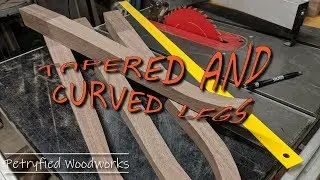 Accent Table Ep:2 Tapered and Curved Legs