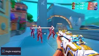 When You Activate ANGLE SNAPPING in VALORANT