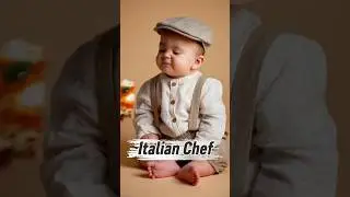 Italian Baby Chef Reacts to Pasta 🇮🇹🍝 #shorts #ai #baby