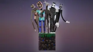 ONE BLOCK HORROR  MINECRAFT