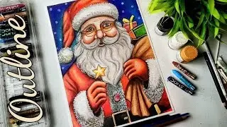 Santa Claus Drawing | Christmas Drawing Oil Pastels | Christmas Drawing #santaclaus #merrychristmas