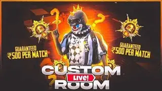 PUBG MOBILE LIVE CUSTOM ROOMS ( CASH & UC ROOMS ) 4twLeaderxLive