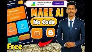 Make Ai Telegram Mini App Create No Code monetag/Blogger